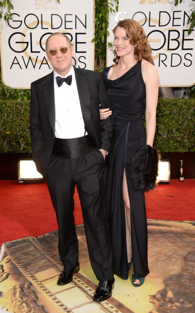  Victoria's ex-husband James Spader with his current wife Leslie Stefanson